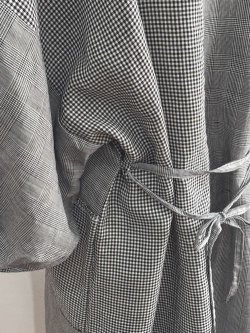 画像3: アトリエ服・アイリッシュリネンMIXデザイン（S〜M・M〜L）・受注製作品
