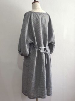 画像2: アトリエ服・アイリッシュリネンMIXデザイン（S〜M・M〜L）・受注製作品