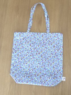 画像1: 一尺トート・水玉スイスコットン（内ポケット付き）