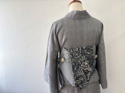 画像2: マレーバティック・アイル（帯締め付き）・二部式帯・吉弥デザイン
