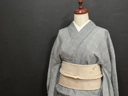画像3: 指揮者&星刺繍モヘヤウールサンドベージュ（帯締め付き）・二部式帯・吉弥デザイン