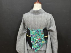 画像2: カタバミ刺繍ミュージック（帯締め付き）・二部式帯・吉弥デザイン