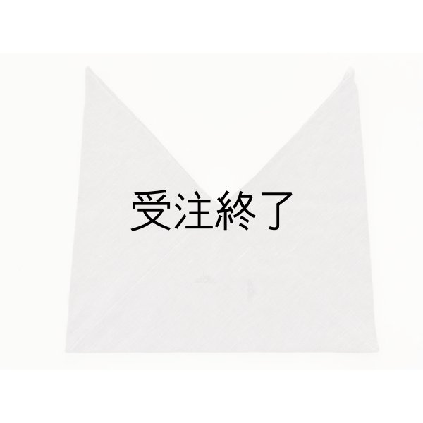 画像2: リネン・semi no ha刺繍ブラウン・あづま袋 (2)