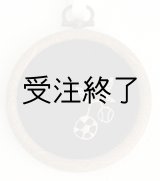 画像: 吊りフレームSS　「オリーブ＆ボール刺繍・ブラックリネン」