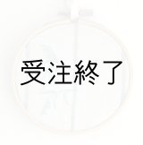 画像: 刺しゅうフレームS　「花薄刺繍・サイダーブルーリネン」