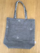 画像: 一尺トート・星かもめ刺繍アイリッシュリネン（内ポケット付き）