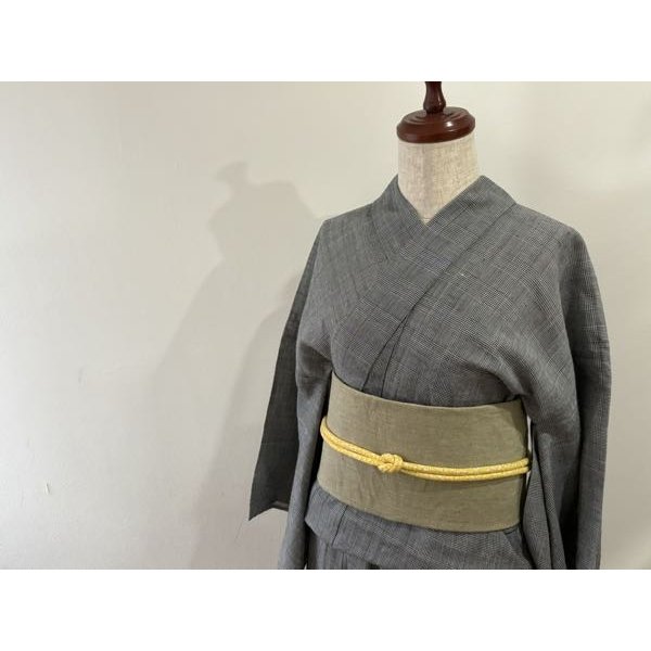 画像4: マレーバティック・メラ（帯締め付き）・二部式帯・吉弥デザイン (4)