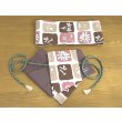 画像1: フィンランディアートと星かもめ刺繍（帯締め付き）・二部式帯・吉弥デザイン (1)