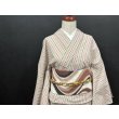 画像3: 英国リバーストライプ（帯締め付き）・used品アップサイクル二部式帯・吉弥デザイン (3)