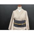 画像4: 英国リバーストライプ（帯締め付き）・used品アップサイクル二部式帯・吉弥デザイン (4)