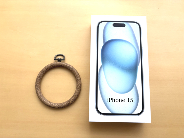 画像: インテリアフレーム　「キツネ＆フラックス刺繍・ブラウン」